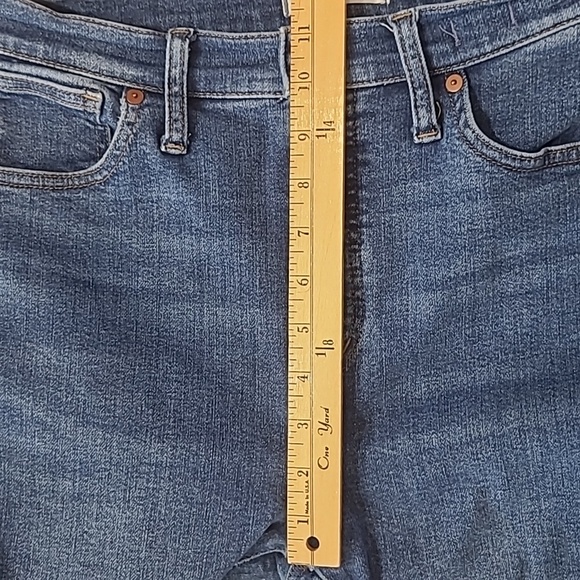 Madewell Jeans Women's sz 29T 10" High Rise Skinny Cropped Denim Jeans - Picture 13 of 16